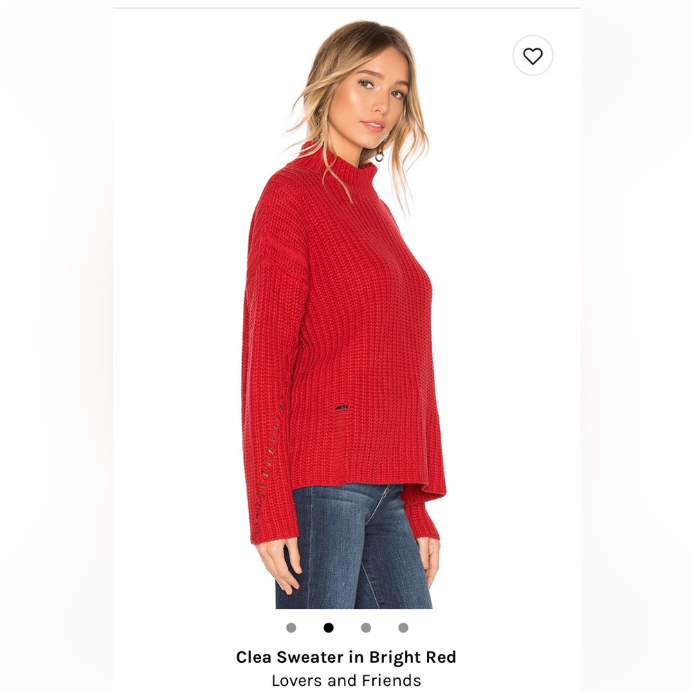 Revolve Distressed Sweater - Picture 3 of 4